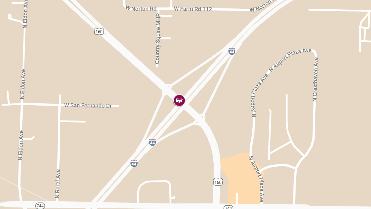 Rear-End Collision on US 160 North of I-44