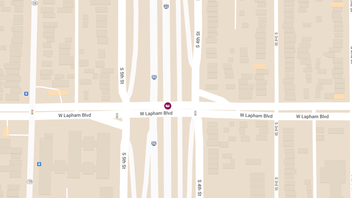 Rollover Accident at I-43 and W. Lapham Blvd Causes Injuries