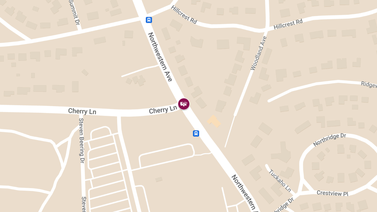Rollover Accident at Northwestern & Cherry