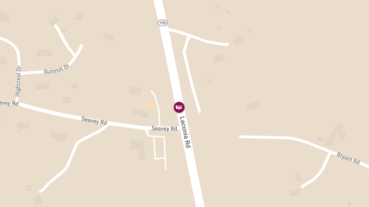 Rollover Accident with Injury on Laconia Rd (Rte 106)