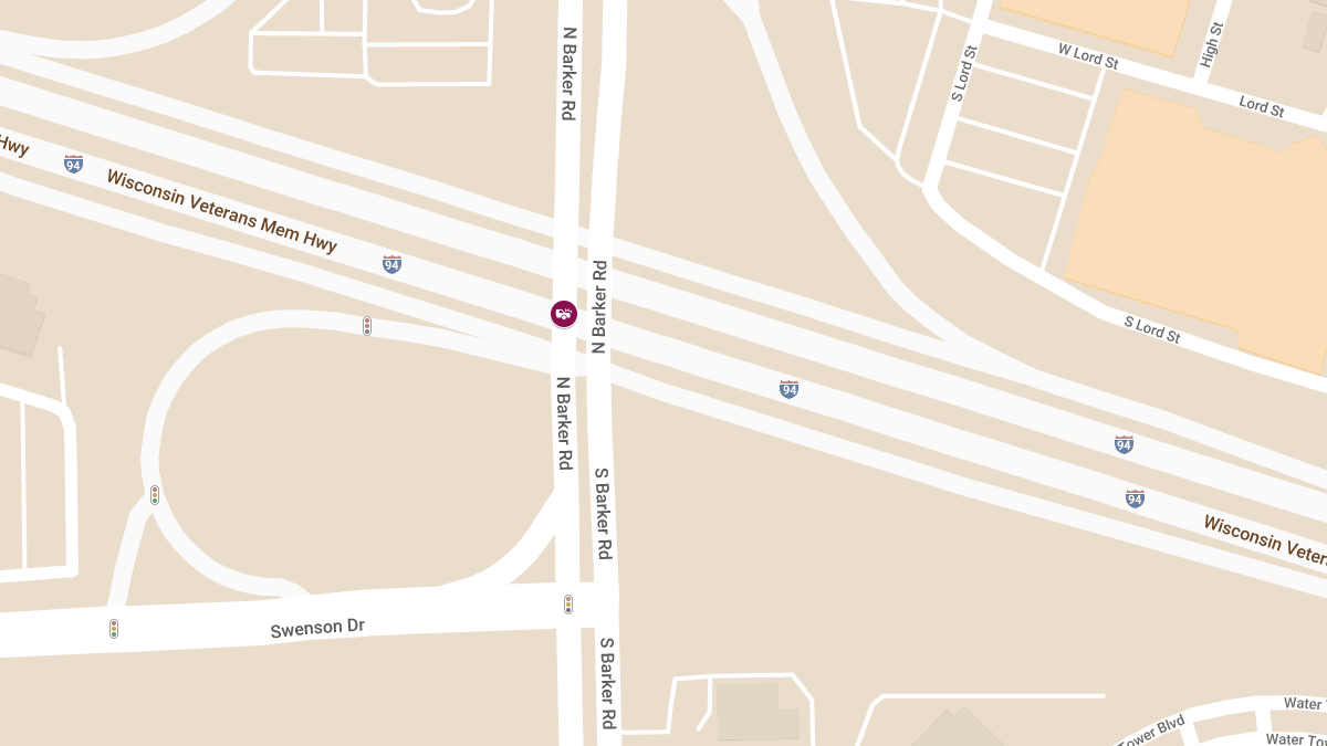 Rollover Crash Involving Three Vehicles on WB I-94 at Barker Rd