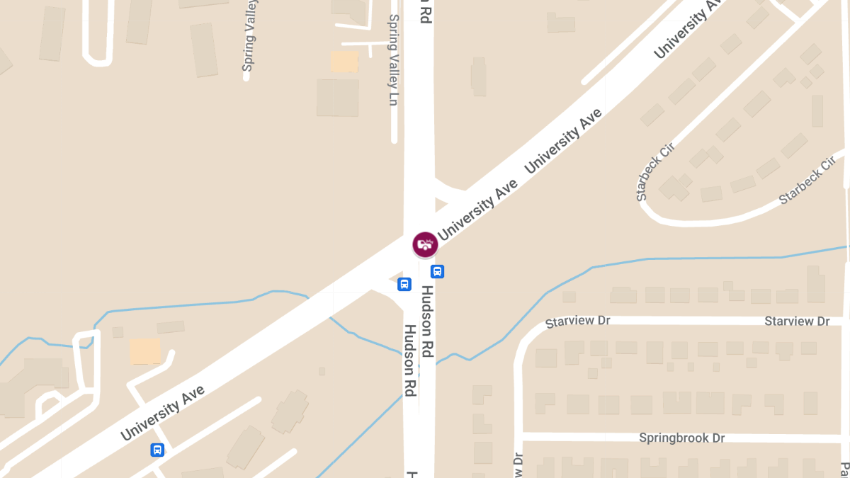 Rollover Crash with Injuries Reported on University Ave