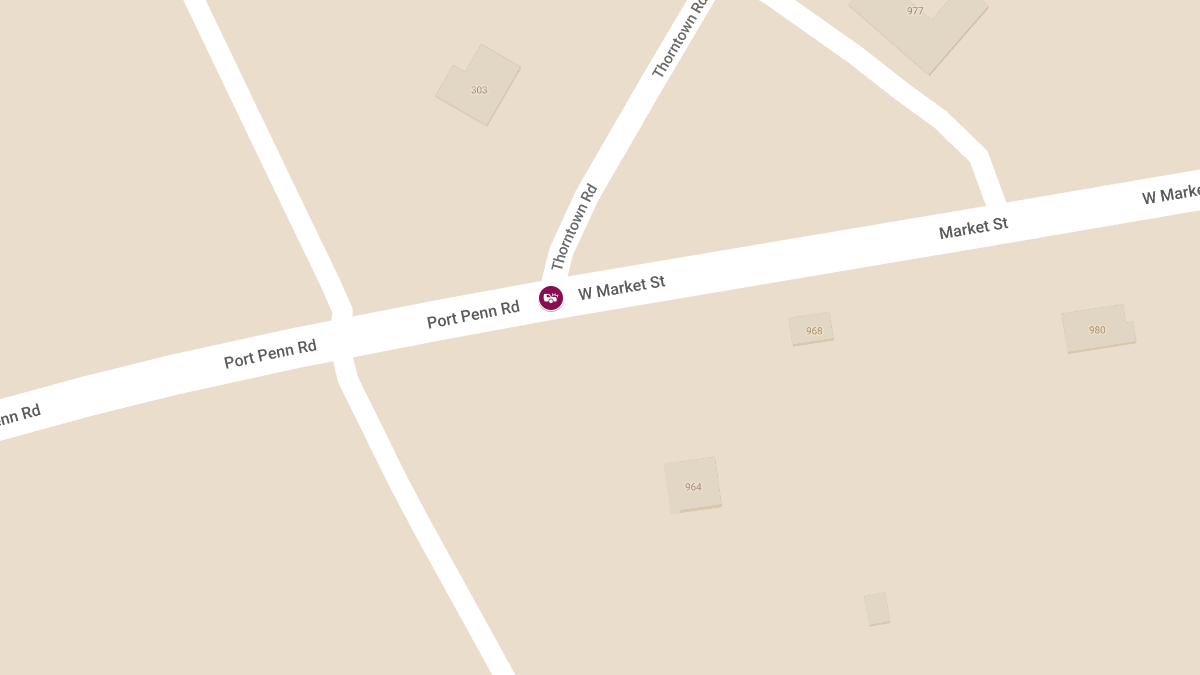 Rollover Crash with Injuries at Port Penn Rd & Thorntown Rd