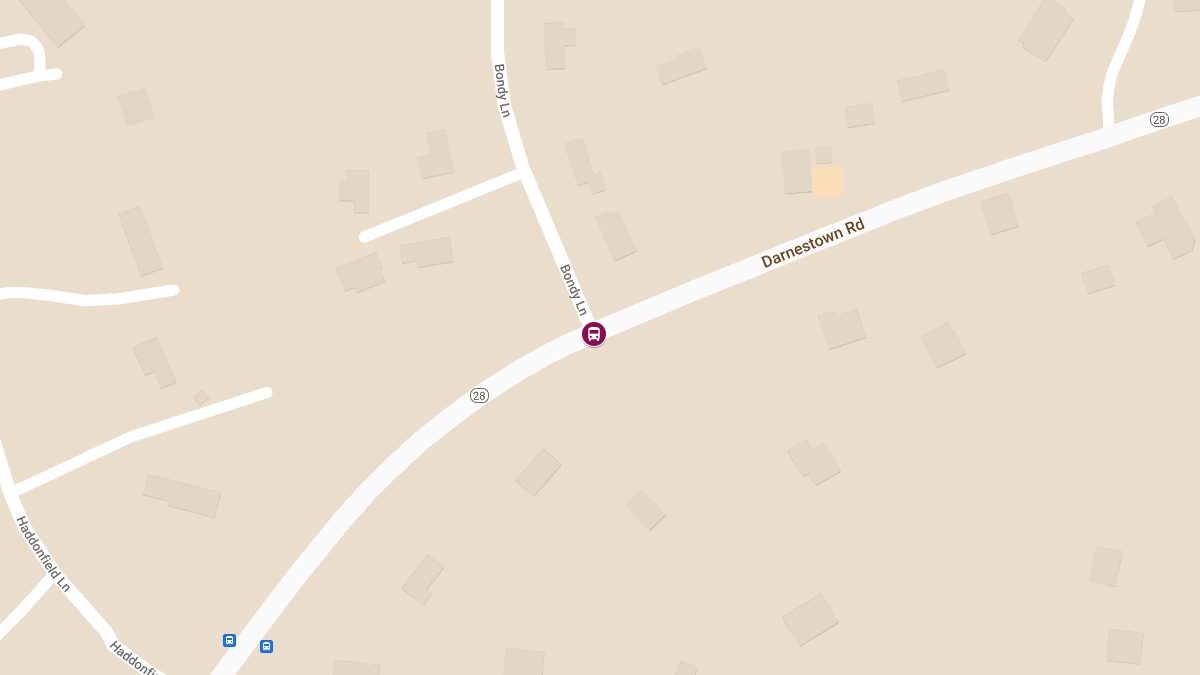 Sedan Collides with School Bus at Bondy Ln & Darnestown Rd