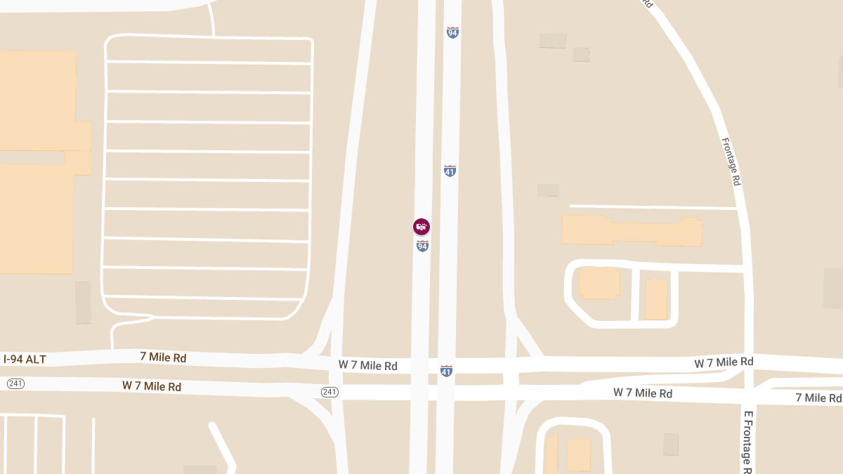 Semi Accident with Injury on I-94 NB at MM 325.5 near 7 Mile Rd