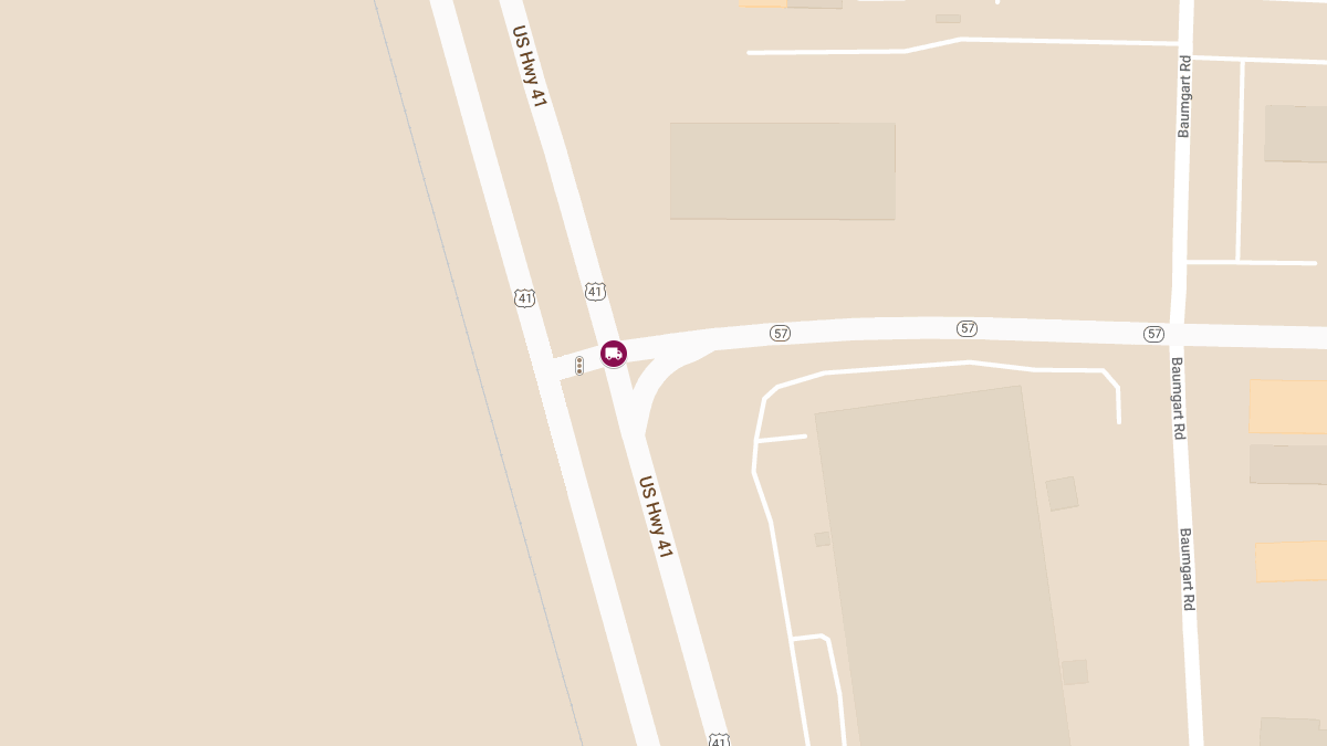 Semi-Truck and Car Crash on NB Hwy 41 & Hwy 57