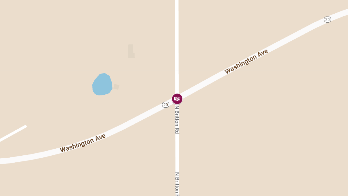 Semi vs. SUV Collision at STH 20 and N Britton Rd