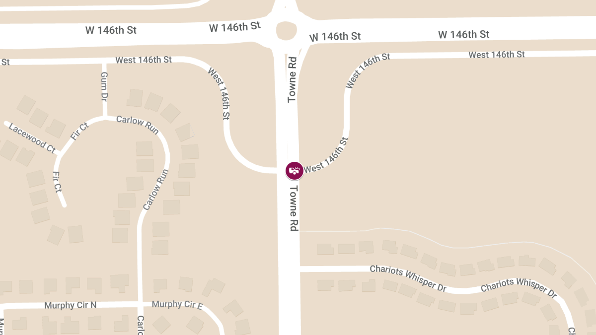 Serious Accident at W 146th St & Towne Rd