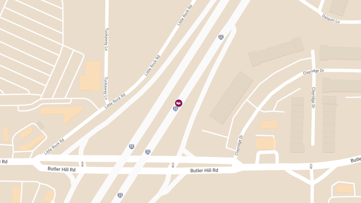 Serious Accident on NB I-55 Near Butler Hill Rd