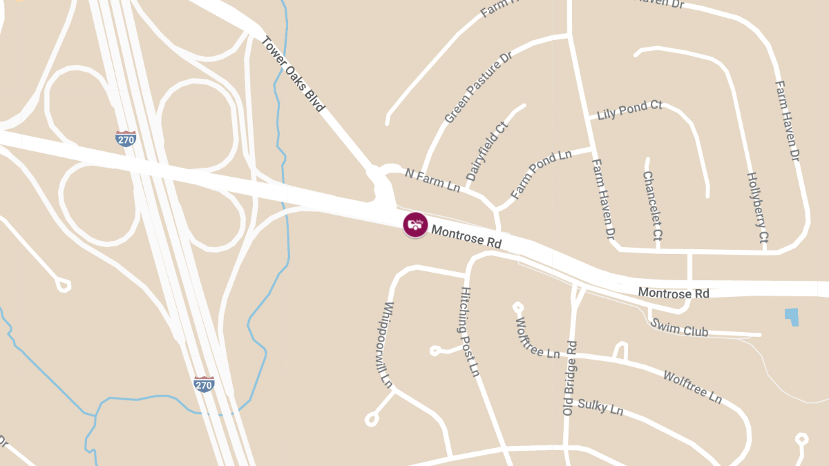 Serious Collision on Montrose Rd near I-270