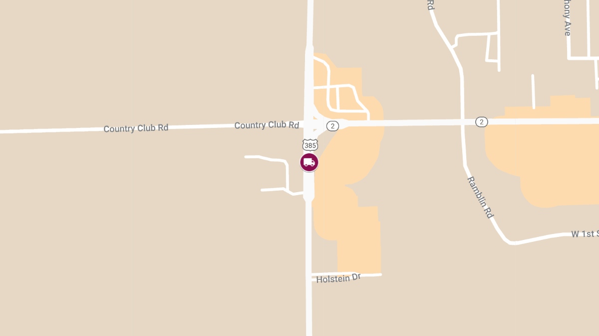 Serious Crash on Hwy 385 Involving FedEx Truck and Pickup