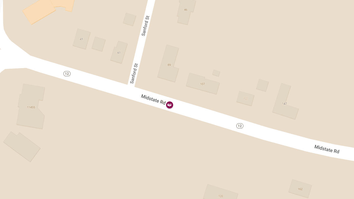Serious Crash with Entrapment on Midstate Rd; Two Injured