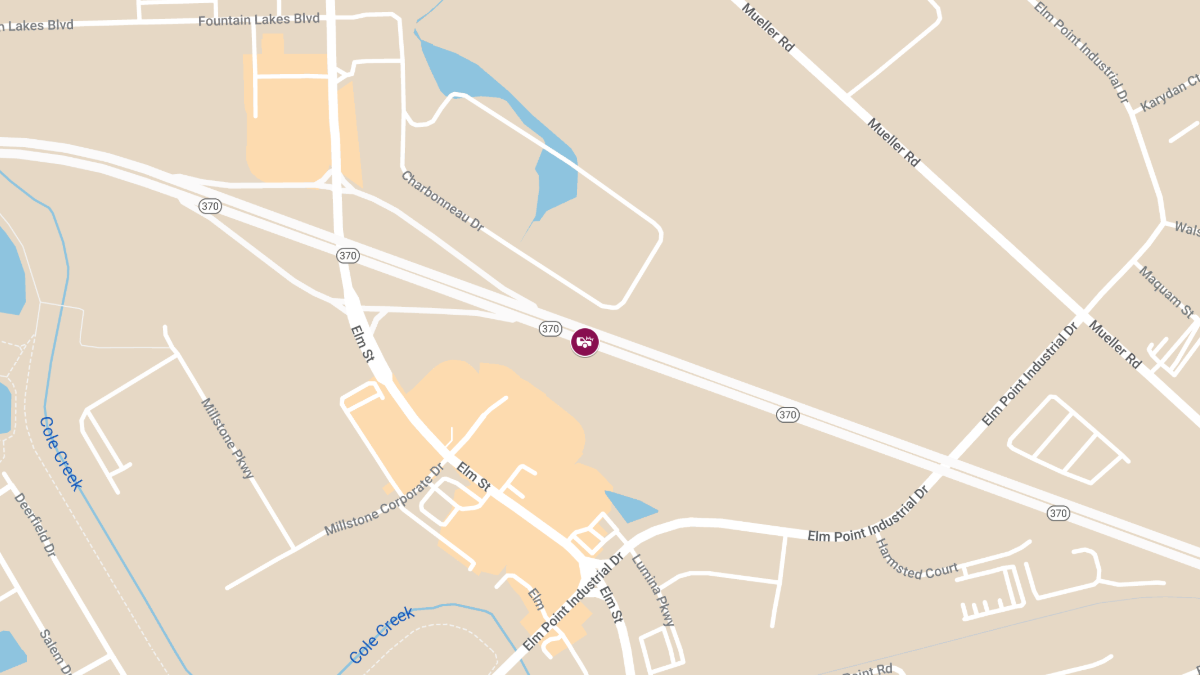 Serious Injury Accident on EB MO 370 West of Elm St