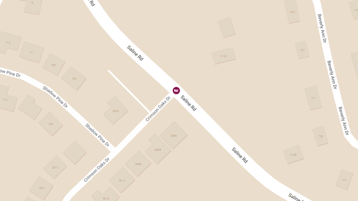 Serious Injury Accident on Saline Rd at Crimson Oaks Dr