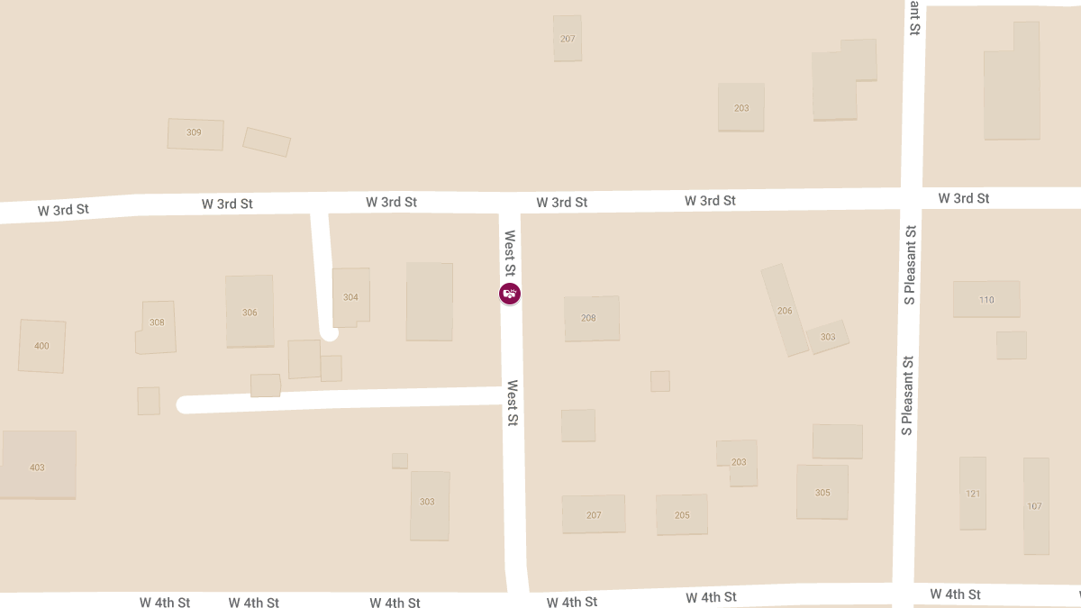 Serious Private Property Accident at 301 West St