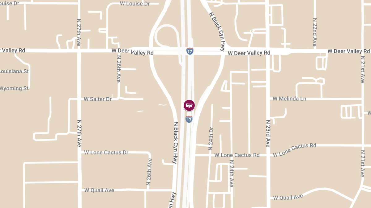 Seven Injured in Multi-Vehicle Crash on I-17 Near Deer Valley Rd