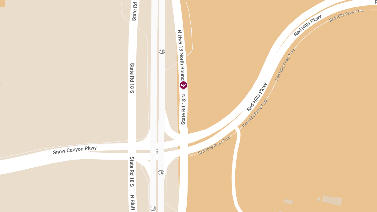 T-Bone Crash with Injuries Blocking NB at 5700 N Hwy 18