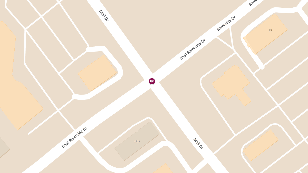 T-Bone Crash with Injuries at Mall Dr & Riverside Dr