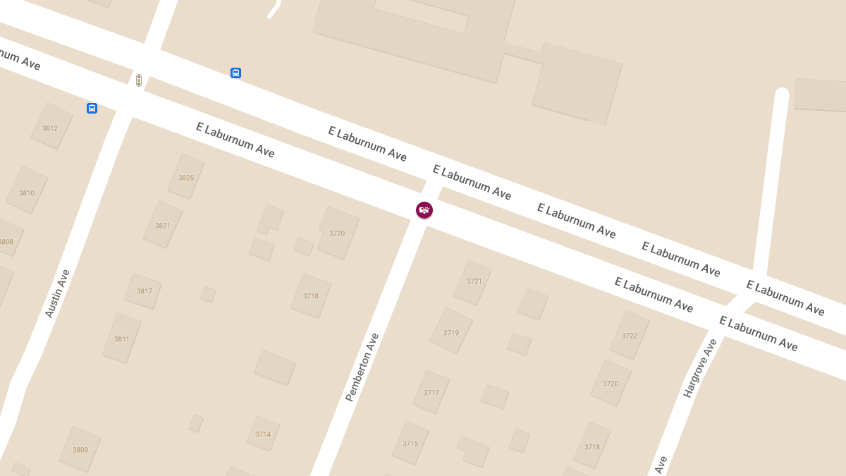 Three Injured in Crash at Laburnum Ave & Pemberton Ave