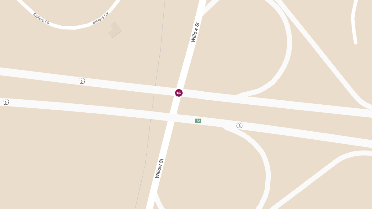 Three Injured in Crash on Willow St at Route 6 Eastbound Ramps