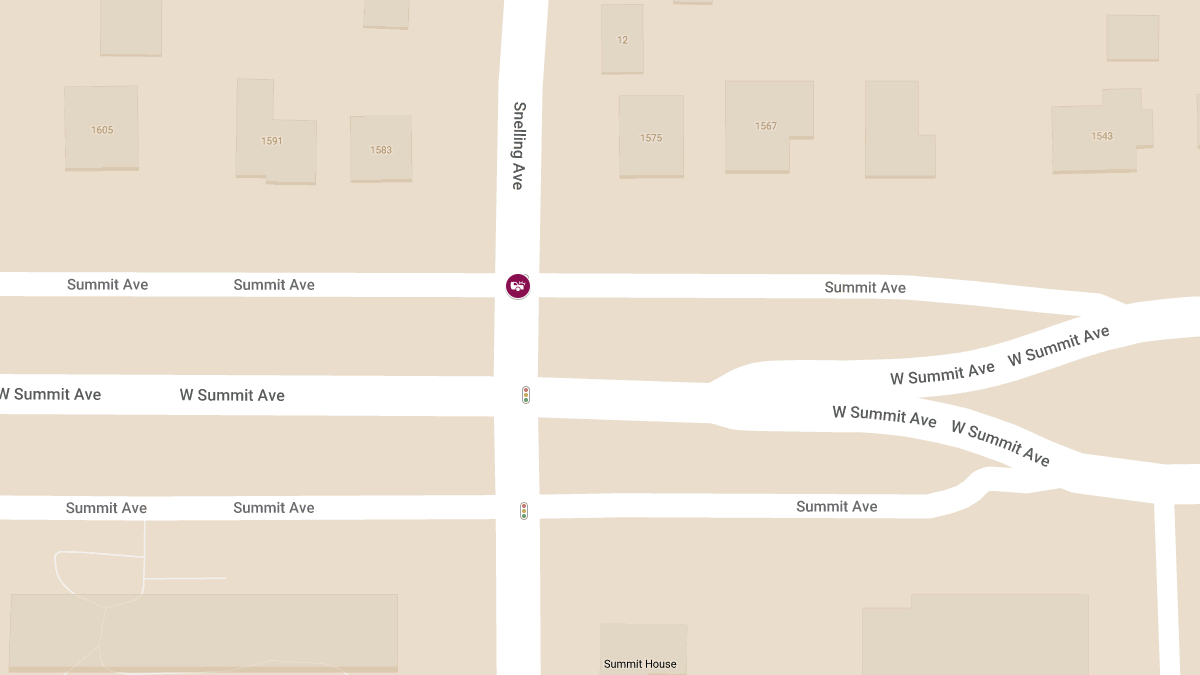 Three-Vehicle Accident with Injuries at Snelling Ave N & Summit Ave