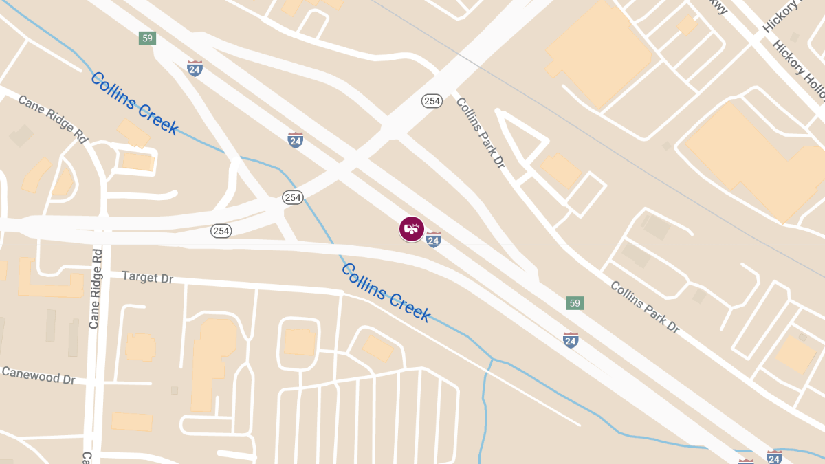 Three-Vehicle Crash on I-24 Near Bell Rd Leaves Woman Injured
