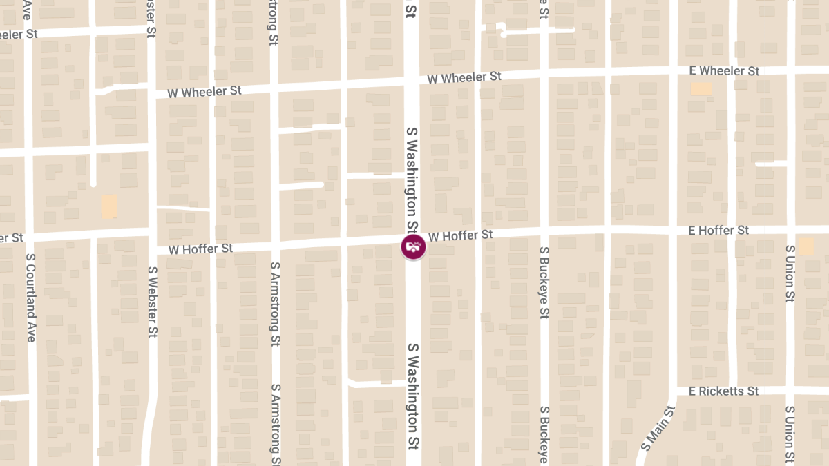 Three-Vehicle Injury Accident on S Washington St at Hoffer