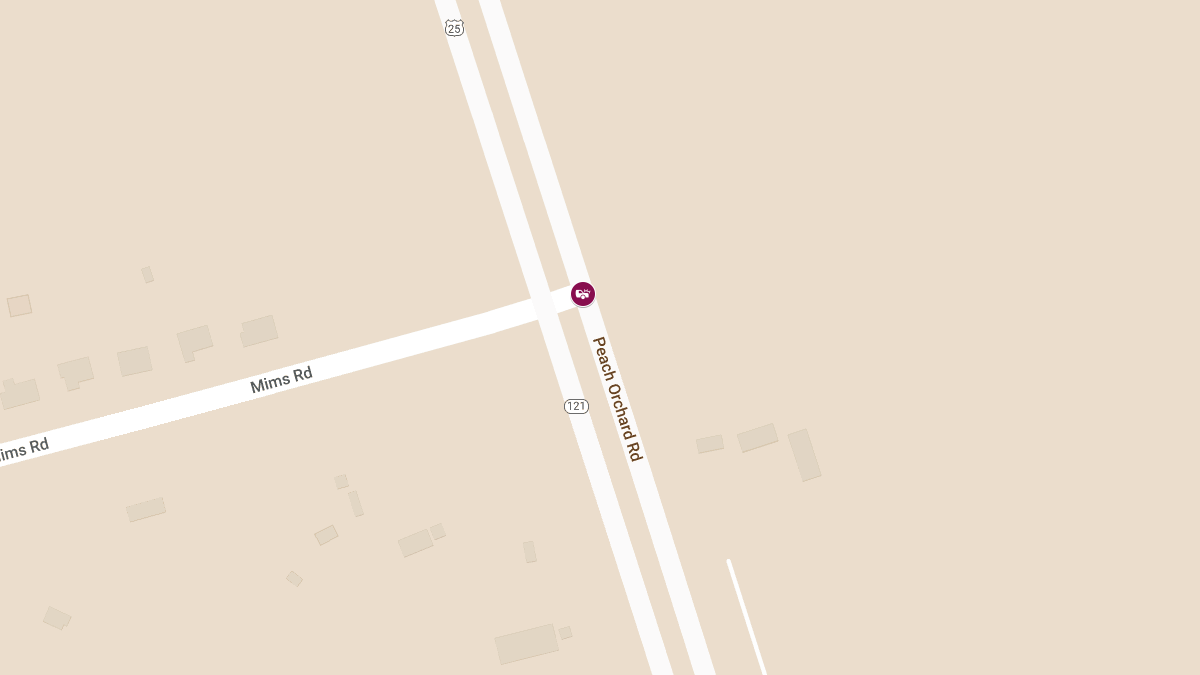 Traffic Accident at Peach Orchard Rd & Mims Rd Causes Injuries