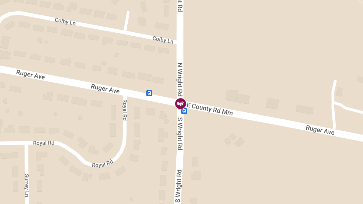 Traffic Accident with Injuries at S Wright Rd & Ruger Ave