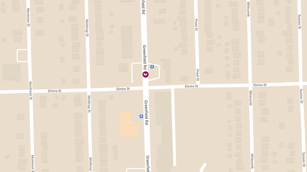 Traffic Collision with Injuries on Greenfield Rd