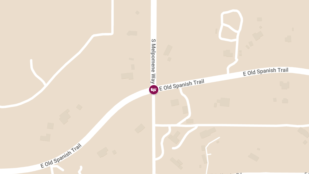 Traffic Crash at E Old Spanish Tr and S Melpomene Wy