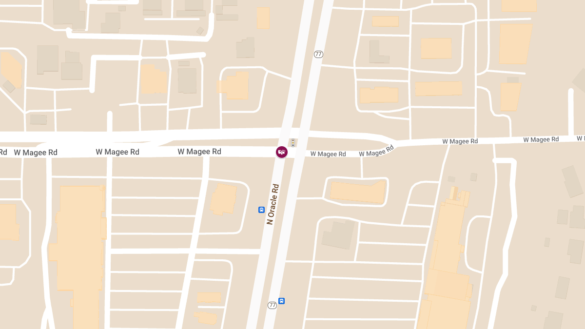 Traffic Incident at W Magee Rd and N Oracle Rd