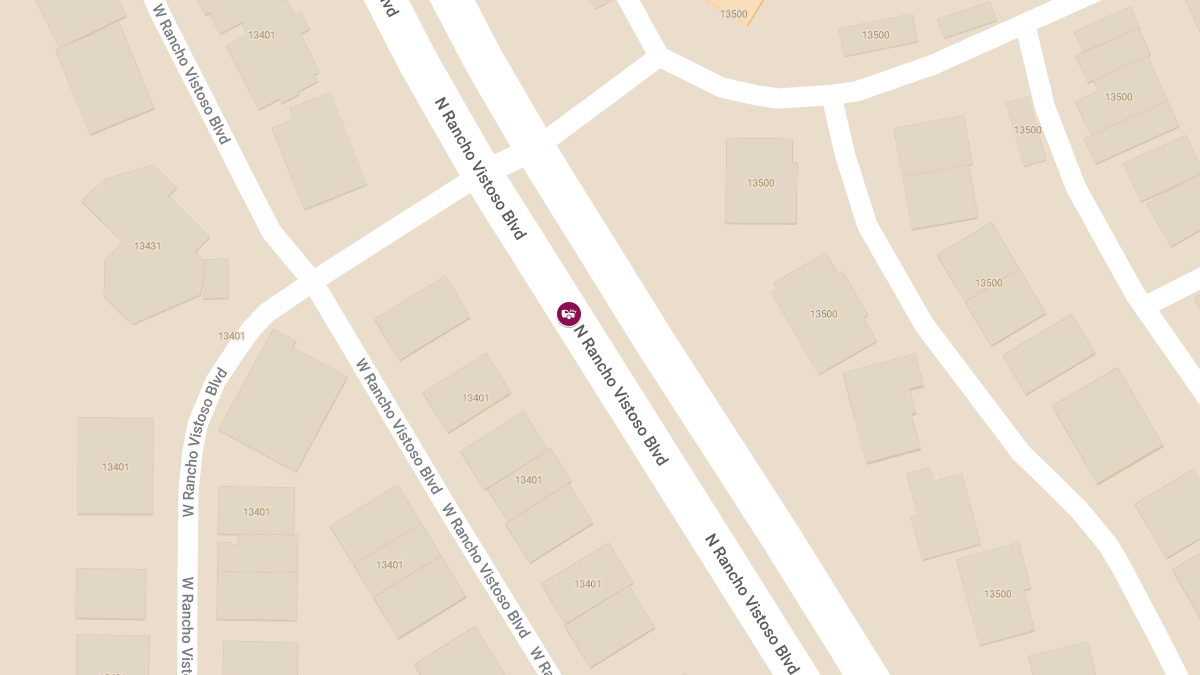 Traffic Incident with Injuries at 13401 N Rancho Vistoso Blvd