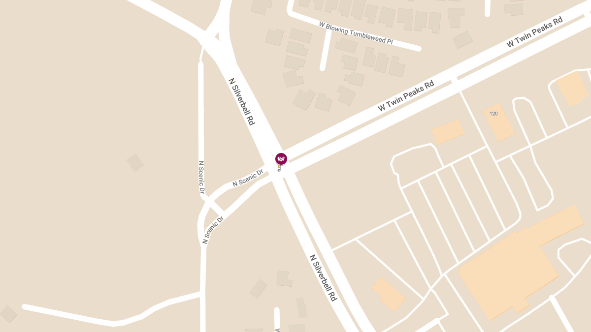 Traffic Incident with Injuries at W Twin Peaks Rd and N Silverbell Rd