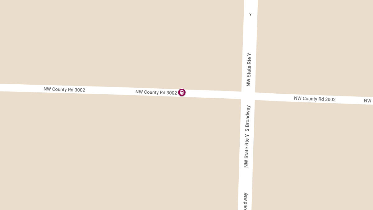 Train vs. Vehicle Collision on NW CR 3002 West of Rte Y