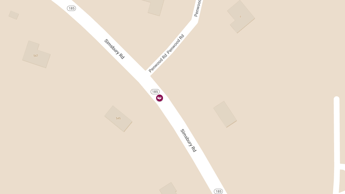 Two Drivers Injured in Two-Vehicle Crash on Rte 185