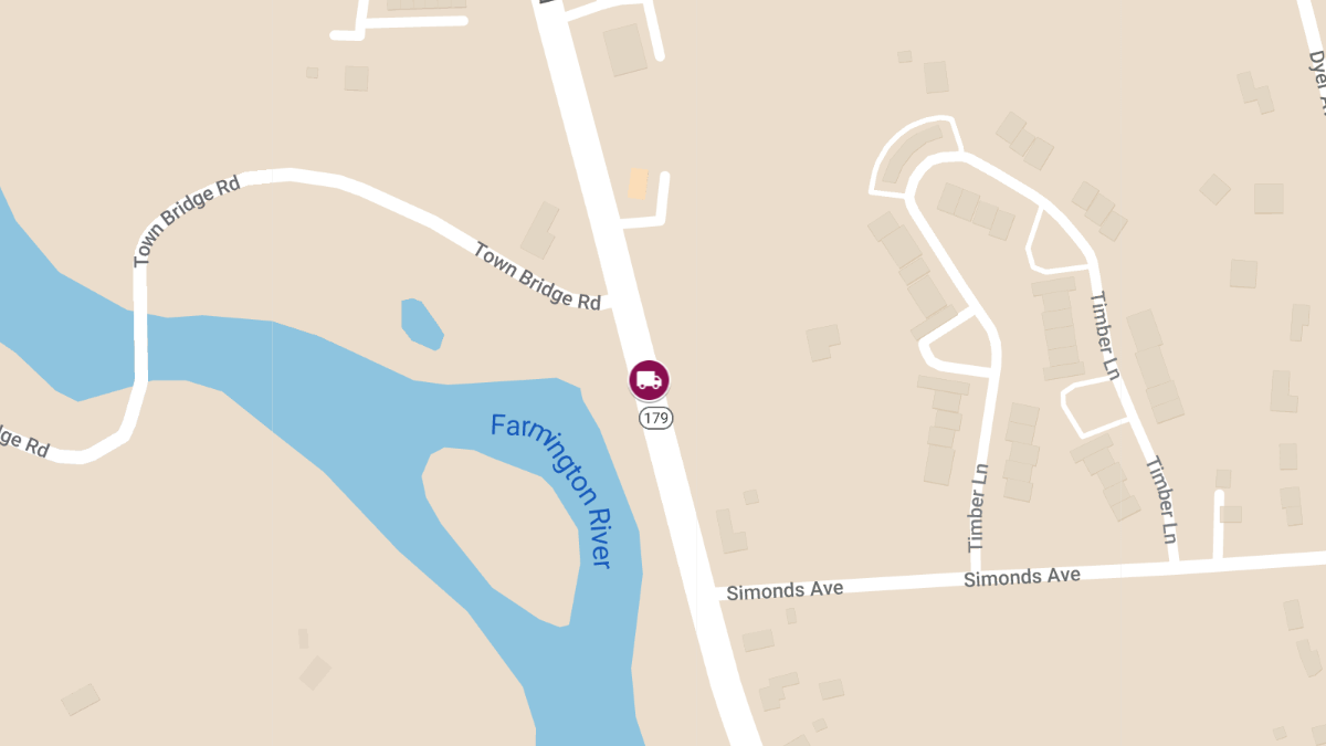 Two Dump Trucks Involved in Crash on River Rd