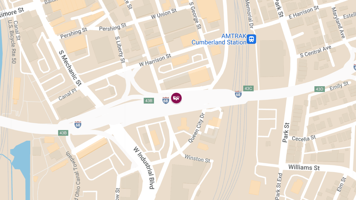 Two Injured in Auto Accident on I-68 WB Near MM 67