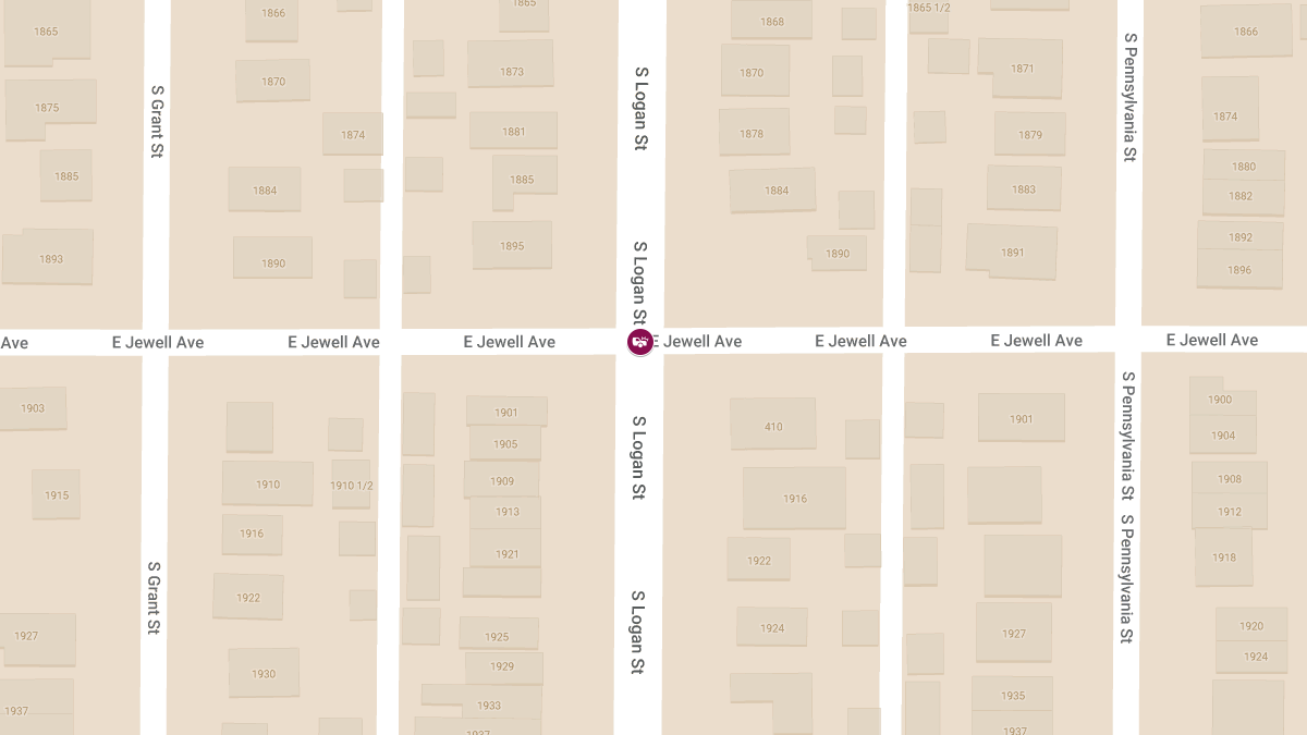 Two Injured in Car Accident at Logan St and Jewell Ave