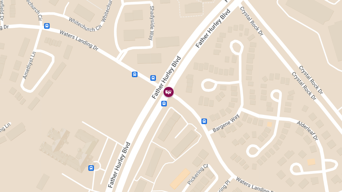 Two Injured in Two-Vehicle Collision at Father Hurley Blvd & Waters Landing Dr