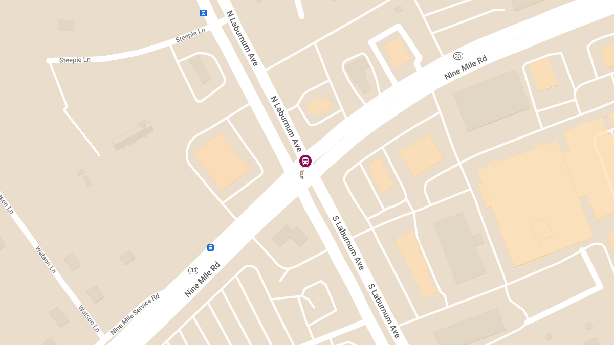 Two-Vehicle Accident Involving GRTC Bus at Nine Mile Rd & S Laburnum Ave