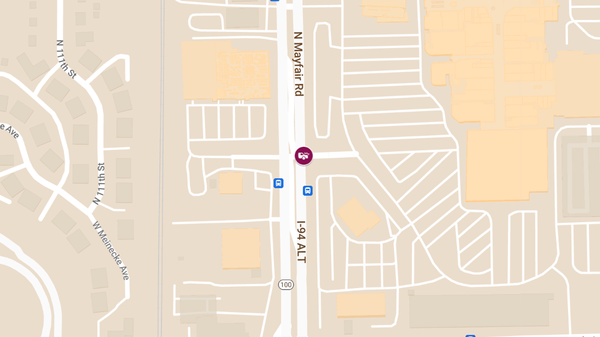 Two-Vehicle Accident at Mayfair Rd and Meinecke Ave Causes Injuries