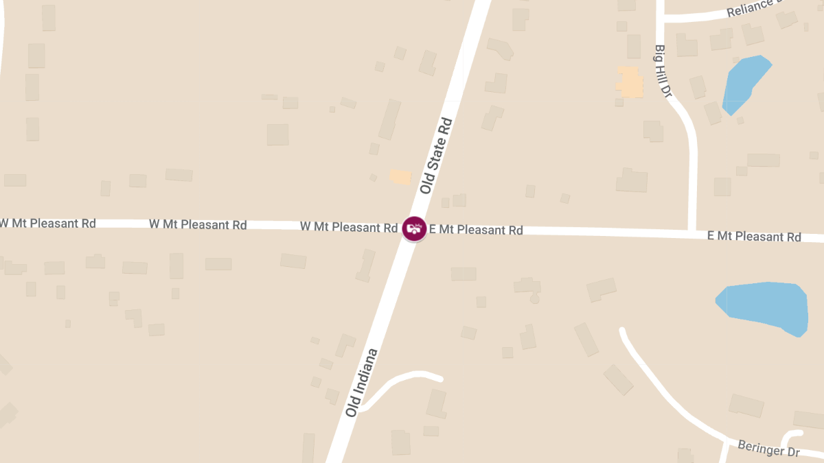 Two-Vehicle Accident at Old State Rd & Mt Pleasant Rd