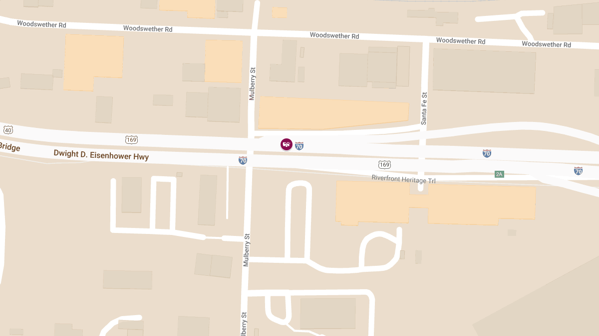 Two-Vehicle Accident on I-70 Injures One Woman