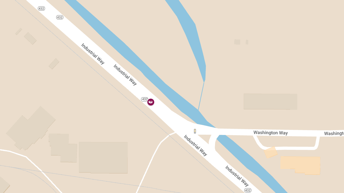 Two-Vehicle Accident on Westbound SR 432