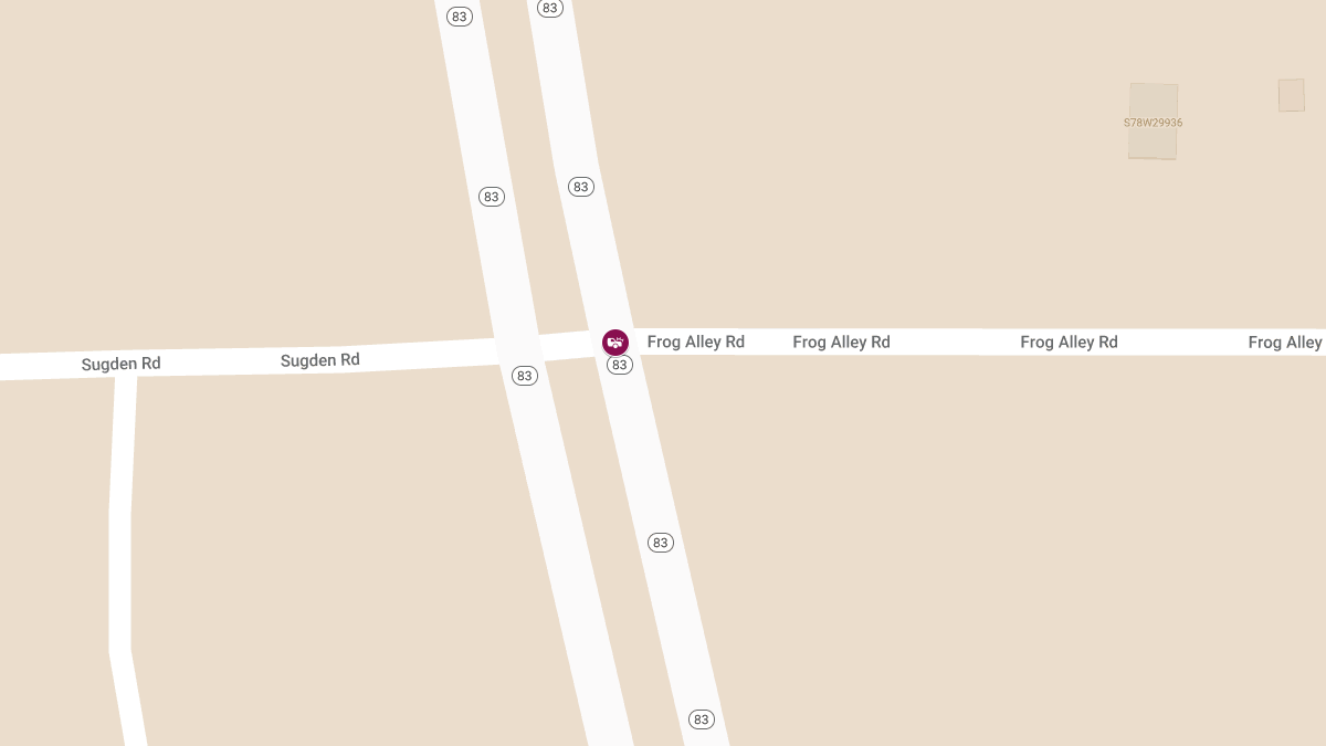 Two-Vehicle Accident with Injuries South of Sugden Rd/Frog Alley