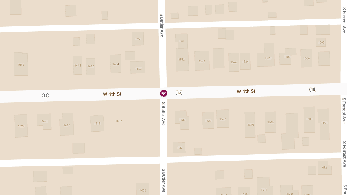 Two-Vehicle Accident with Injuries at 4th and Butler