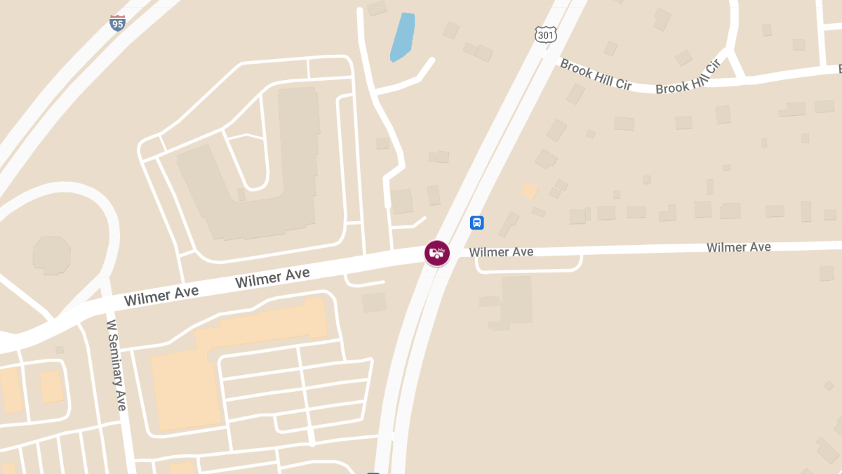 Two-Vehicle Accident with Injuries at Chamberlayne Rd and Wilmer Ave