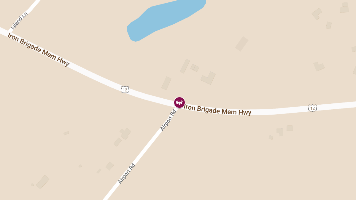 Two-Vehicle Accident with Injuries at Hwy 12 & Airport Rd