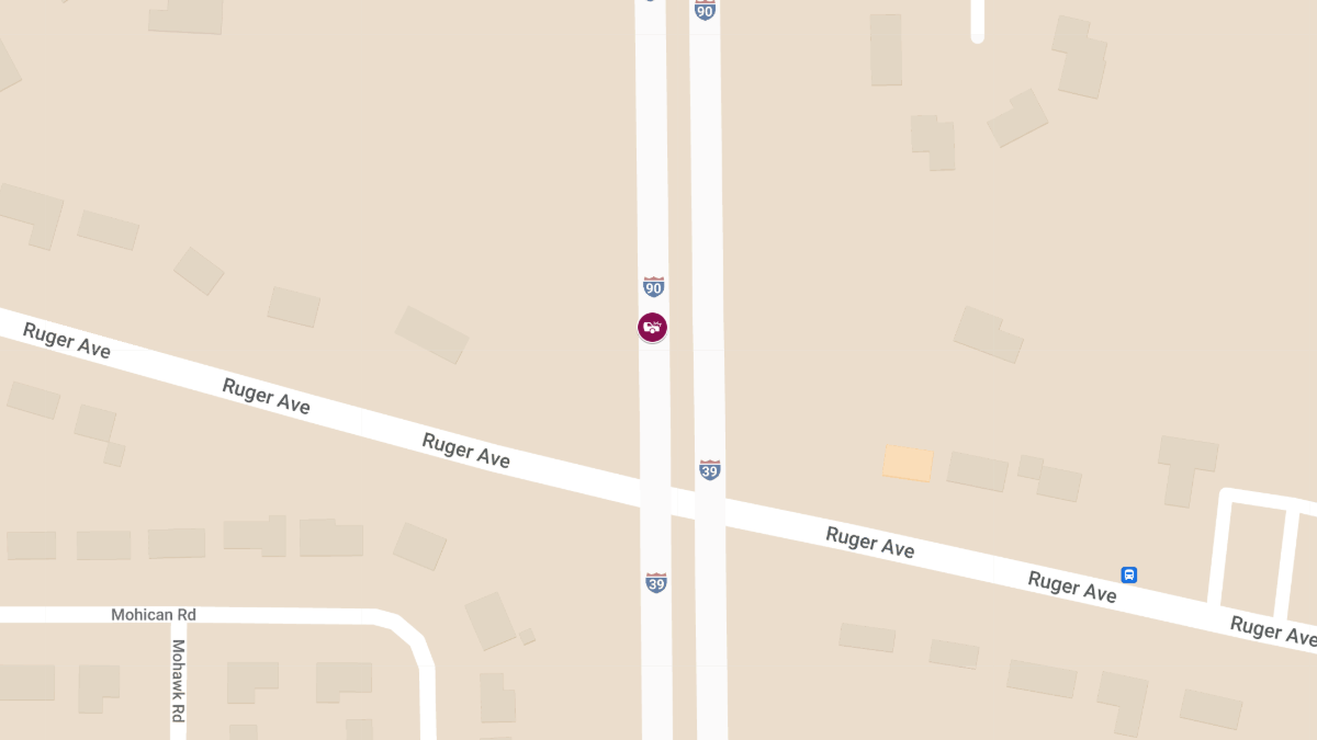 Two-Vehicle Accident with Injuries on I-90 EB at Mile Marker 172.2